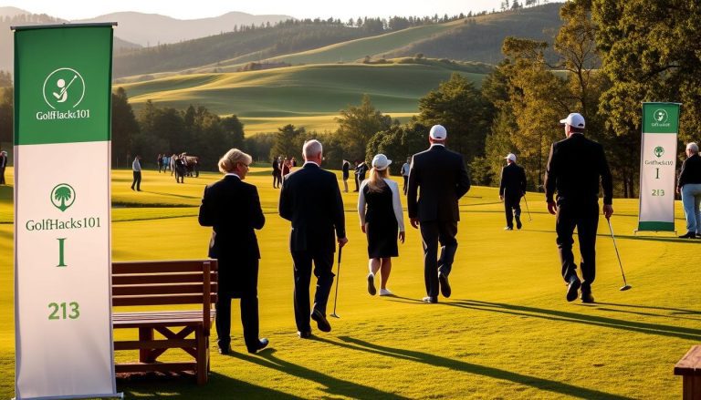 Golf tournament etiquette